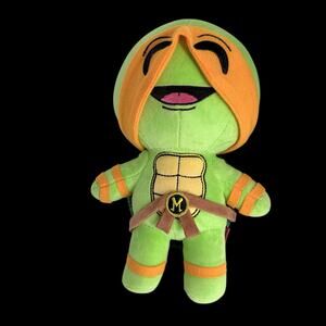 Youtooz Teenage Mutant Ninja Turtles Michelangelo Plush Toy Green Orange
